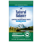 Natural Balance Pet Foods Limited Ingredient Puppy Dry Dog Food Lamb & Brown Rice 4lb