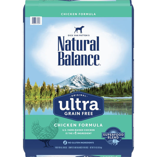 Natural Balance Pet Foods Original Ultra Broth Coated Dry Dog Food Chicken & Sweet Potato 24lb