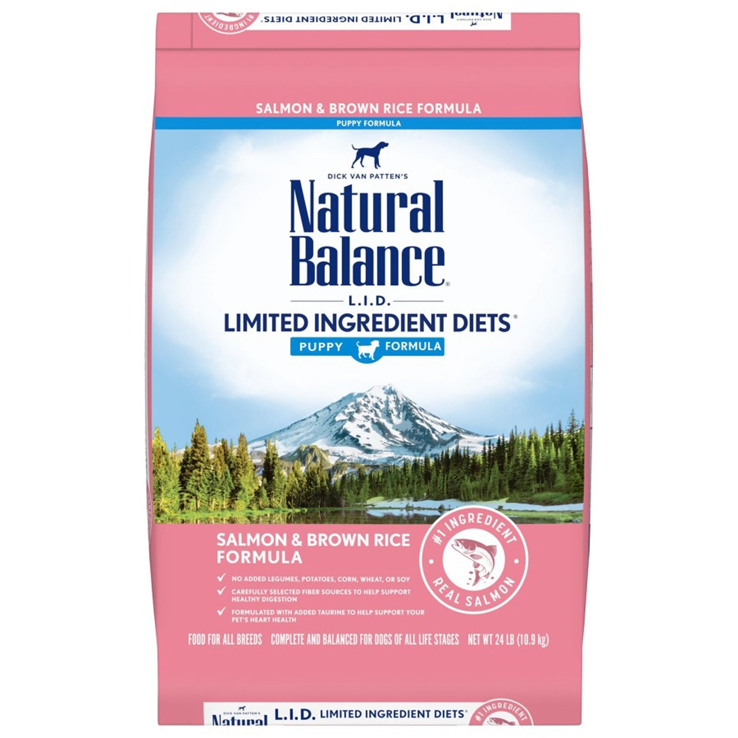Natural Balance Pet Foods Limited Ingredient Puppy Dry Dog Food Salmon & Brown Rice 24lb