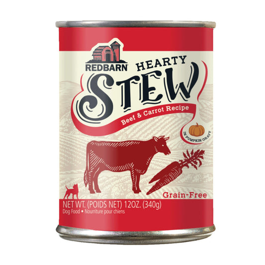 Redbarn Pet Products Hearty Stew All Life Stages Canned Dog Food Beef & Carrot 12oz