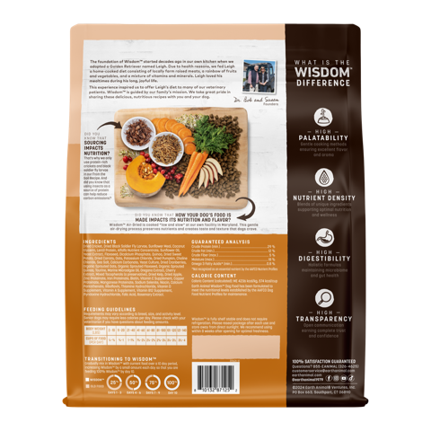 Earth Animal Dog Wisdom Air-Dried From The Soil 2Lb