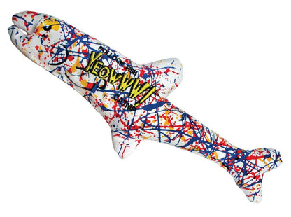 Yeowww Pollock Fish Catnip Toy MultiColor, 11 in
