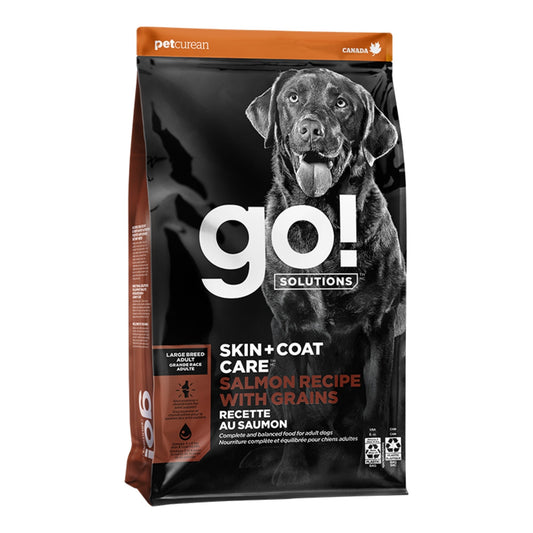 Go! Dog Skin & Coat Care Adult Large Breed Salmon With Grain 25Lb
