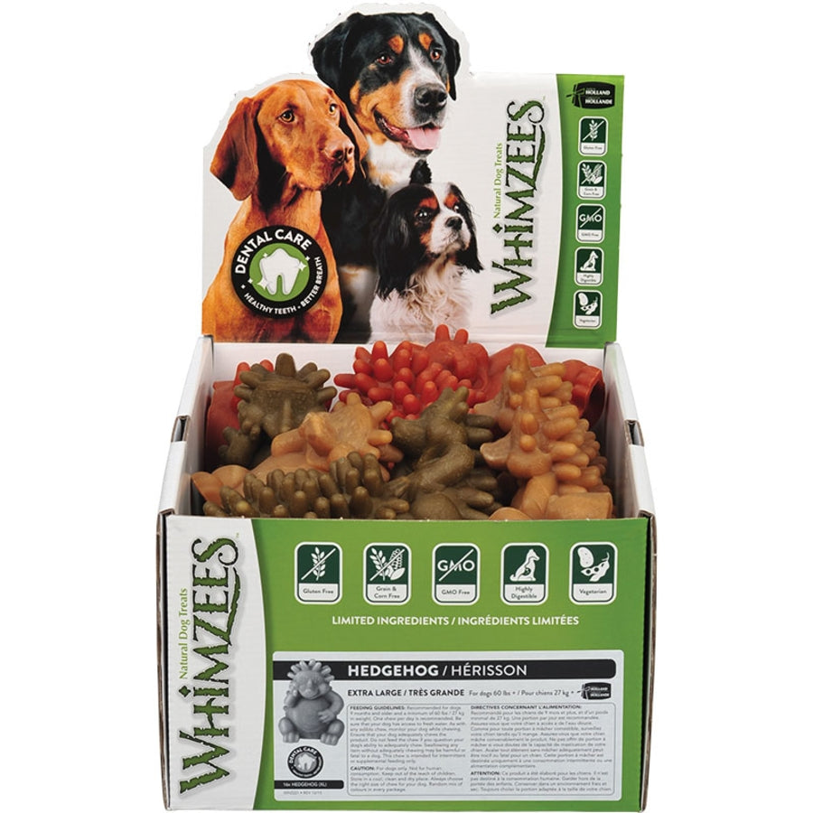 Whimzees Bulk Box Hedgehog XL16 Count