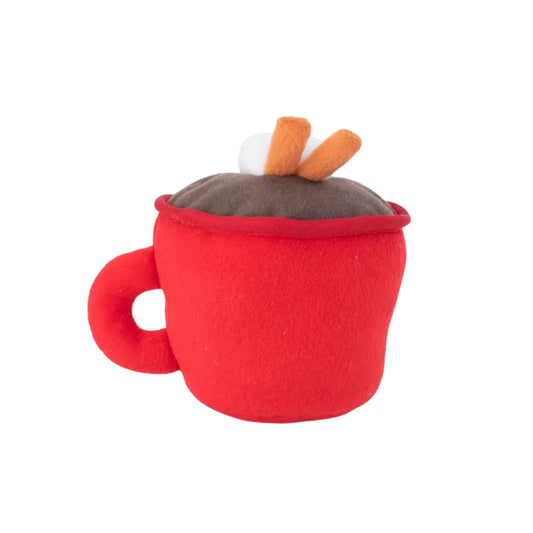 Zippypaws Holiday Hot Cocoa Red Medium