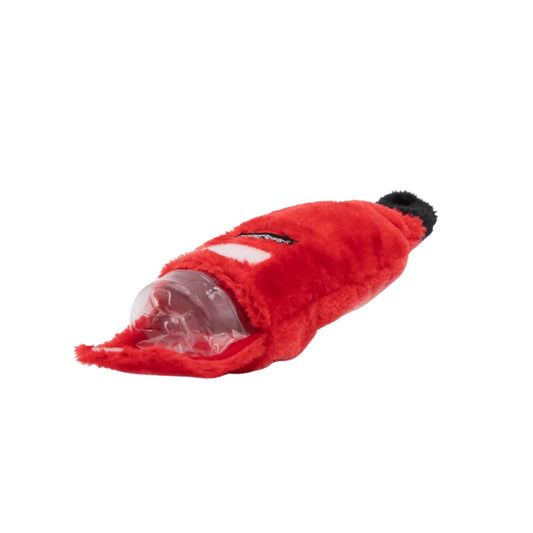 Zippypaws Holiday Crusherz Schnapps Red/Black Medium