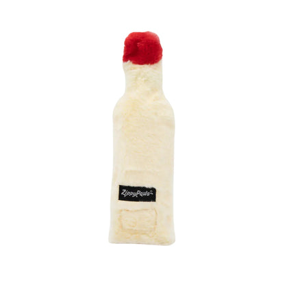 Zippypaws Holiday Crusherz Elf Nog Red/White Medium