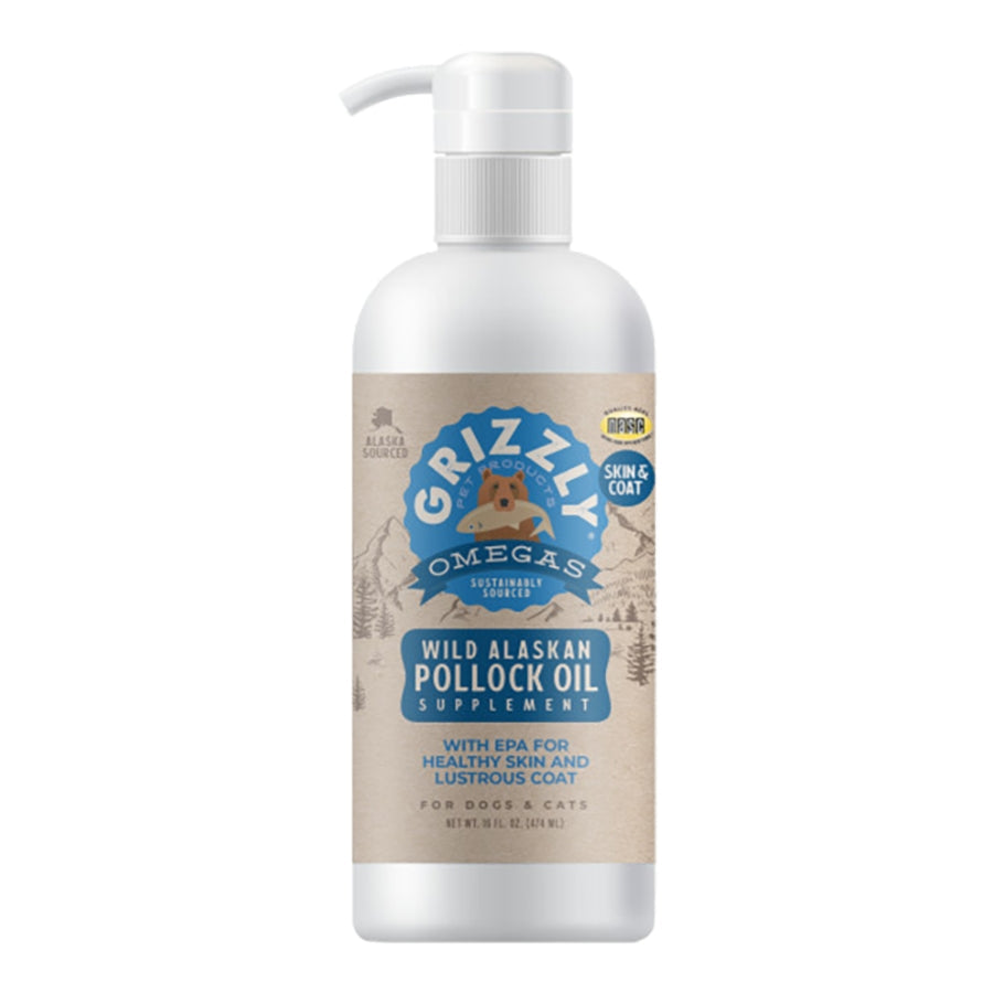 Grizzly Dog Pollock Oil 16Oz