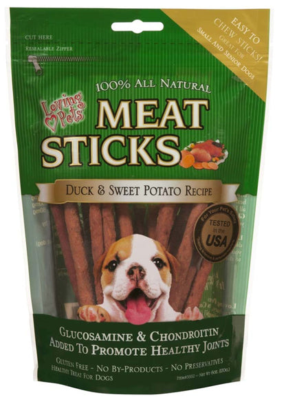 Loving Pets Meat Sticks Dog Treats Duck  Sweet Potato, 1ea/6 oz