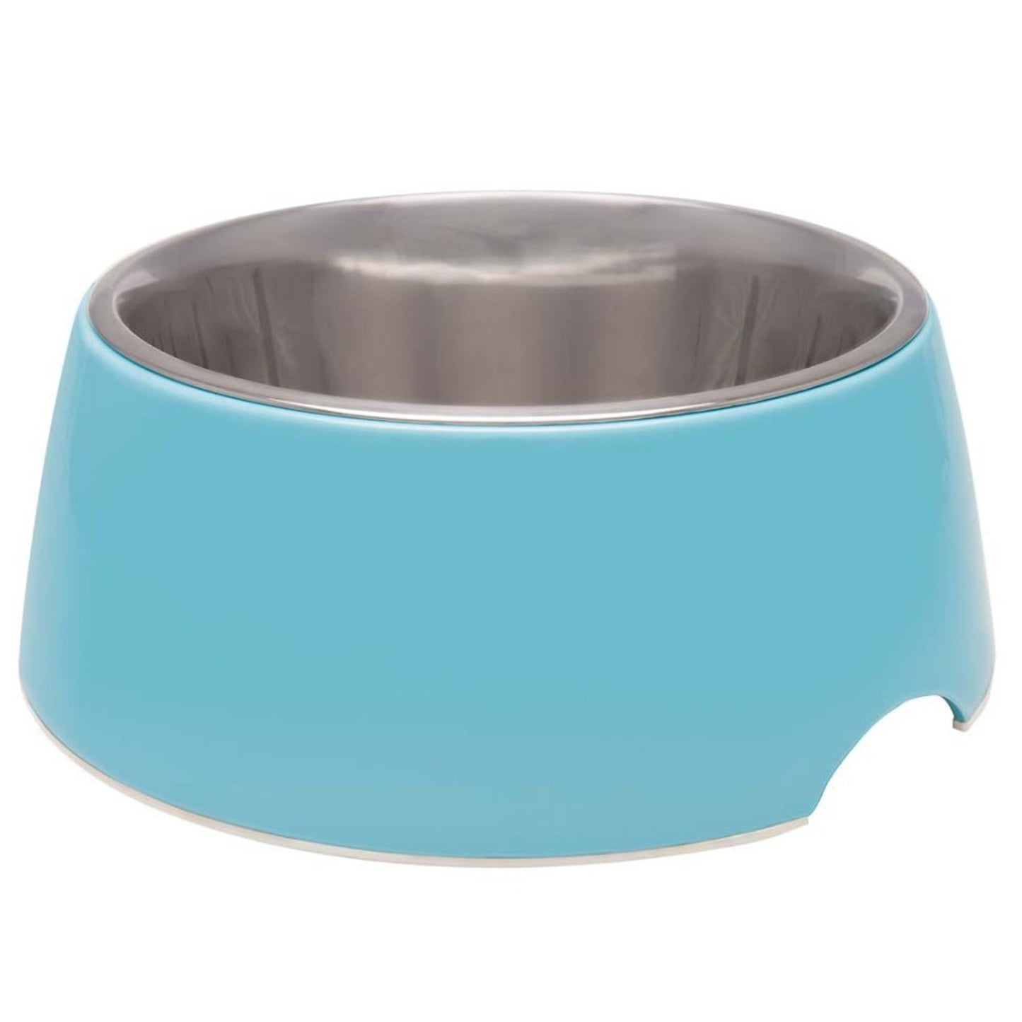Loving Pets Retro Bowl Electric Blue, 1ea/SM