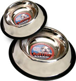 Loving Pets Traditional NoTip Stainless Steel Dog Bowl Silver, 1ea/16 oz
