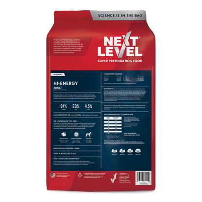 Next Level Hi-Energy Adult Dry Dog Food 40lbs