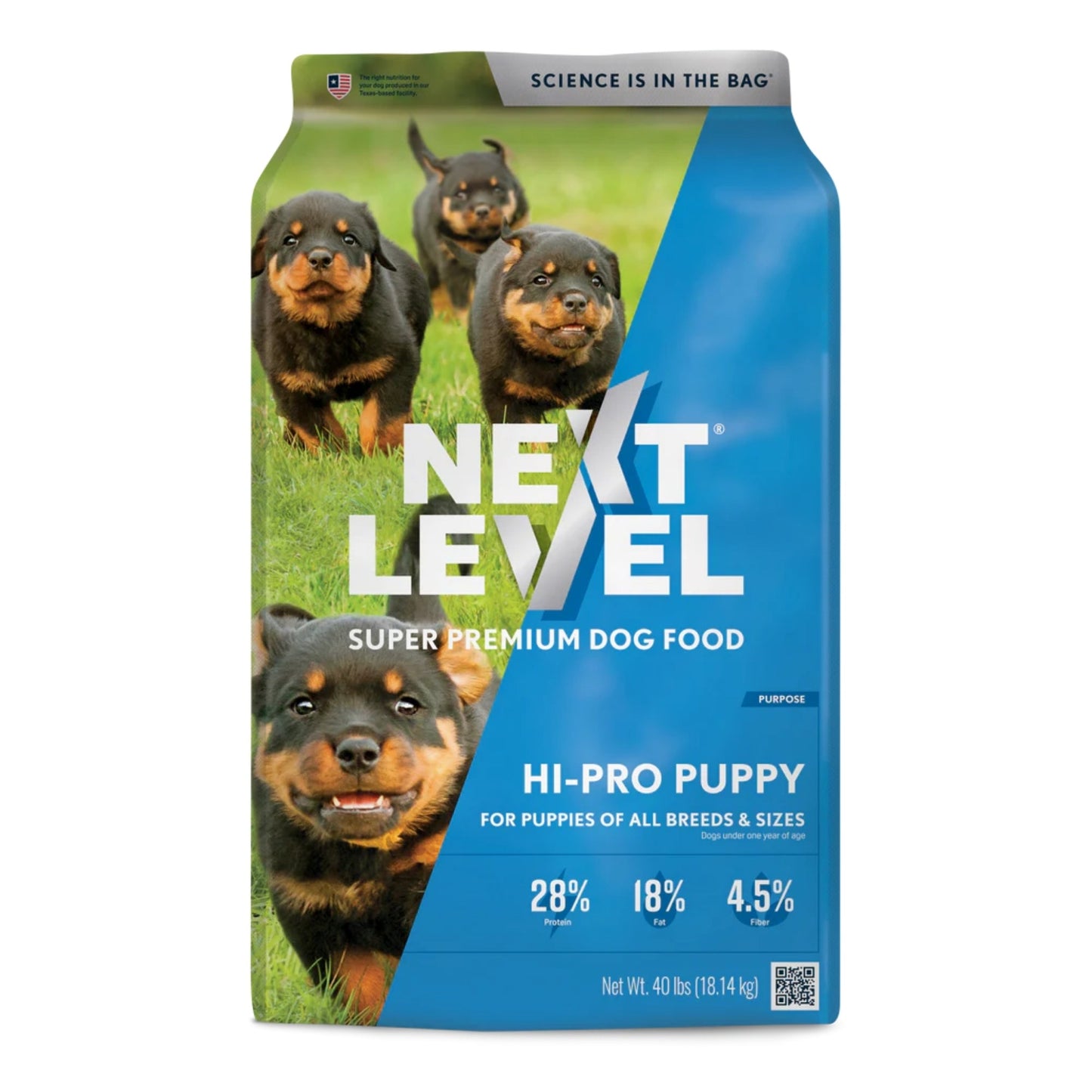 Next Level Hi-Pro Puppy Dry Dog Food 40lbs