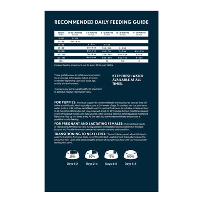 Next Level Giant Breed Puppy + Growth Dry Dog Food 50lbs