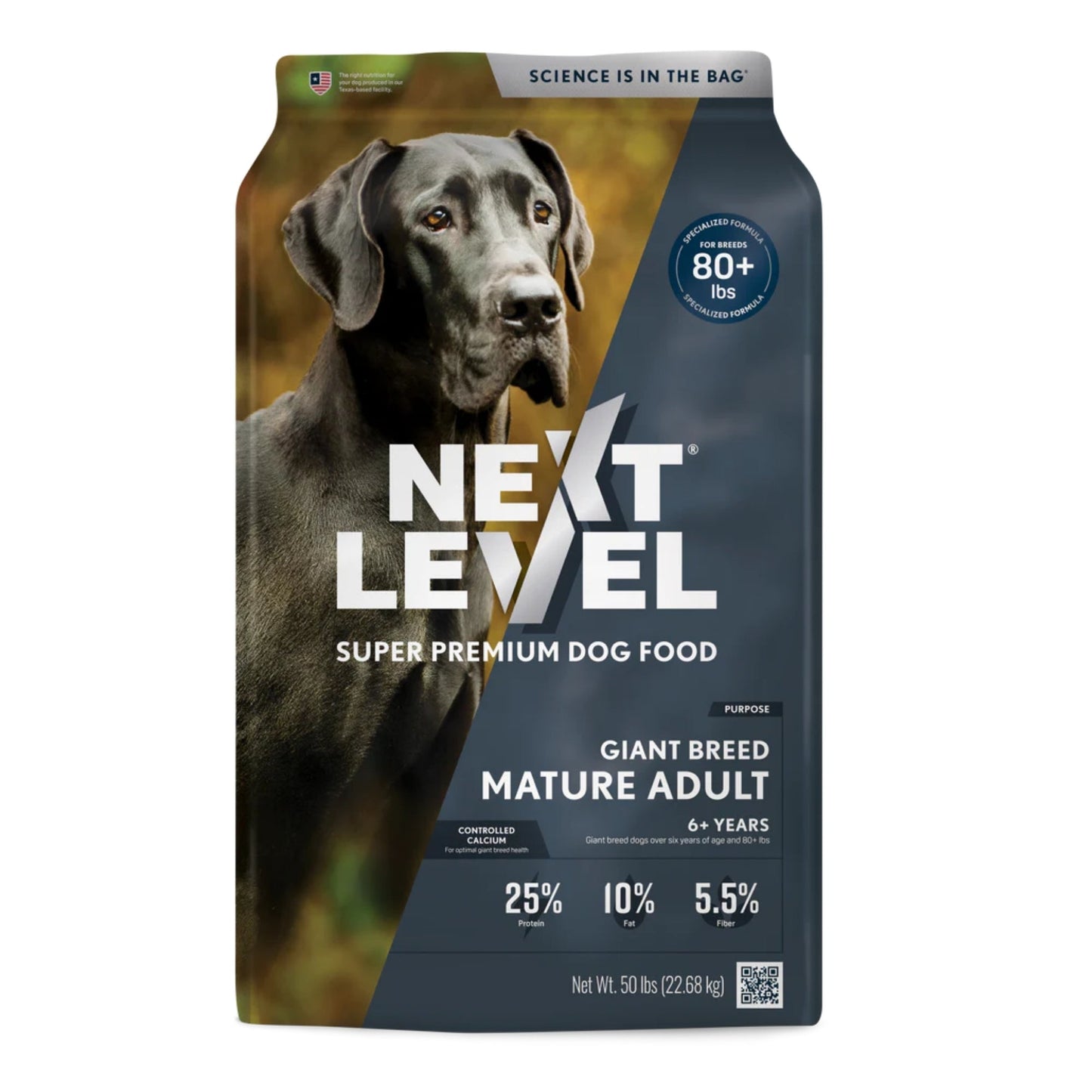 Next Level Giant Breed Mature Adult Dry Dog Food 50lbs