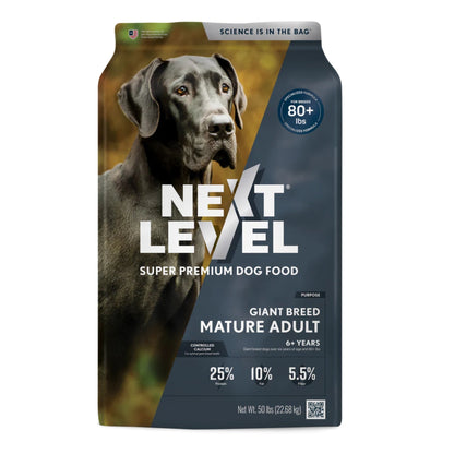 Next Level Giant Breed Mature Adult Dry Dog Food 50lbs