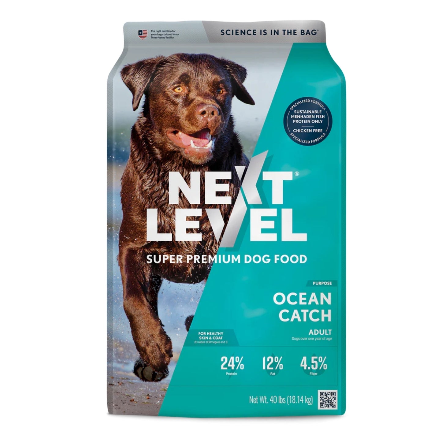 Next Level Ocean Catch Adult Dry Dog Food 40lbs