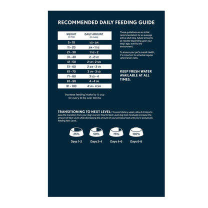 Next Level Salmon River Grain-Free Adult Dry Dog Food 15lb