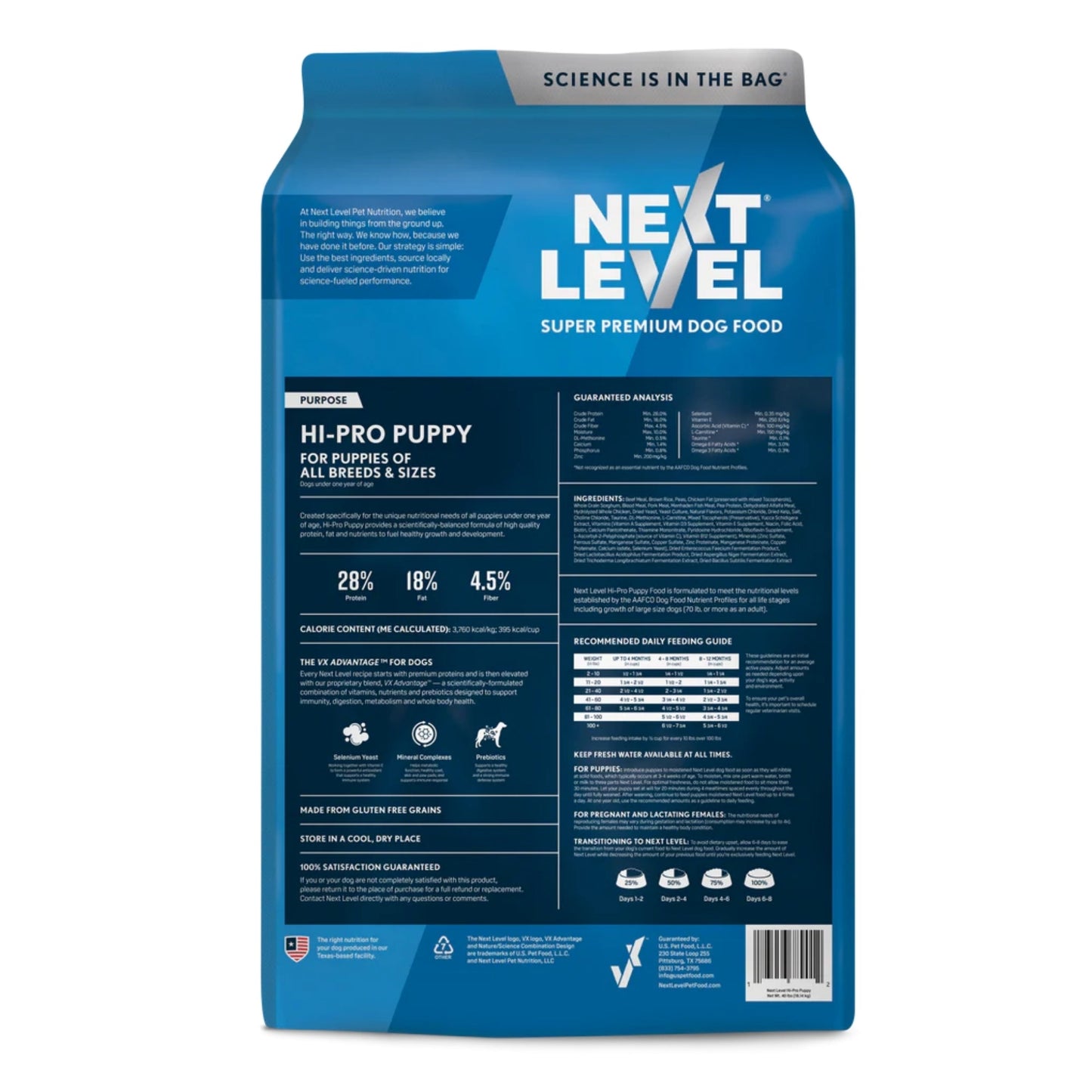 Next Level Hi-Pro Puppy Dry Dog Food 15lb