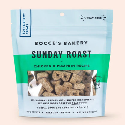 Bocces Bakery Dog Soft And Chewy Sunday Roast 6oz