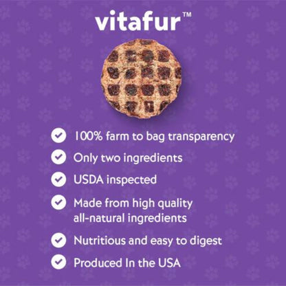Vitafur Barkin Burger Dog 4oz. Grilled Bison Pumpkin