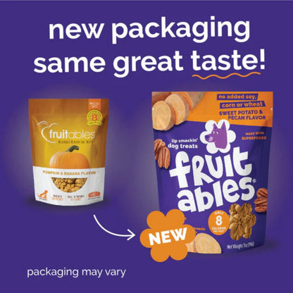 Fruitables Crunchy Baked Dog Treats Sweet Potato Pecan 1ea/7 oz