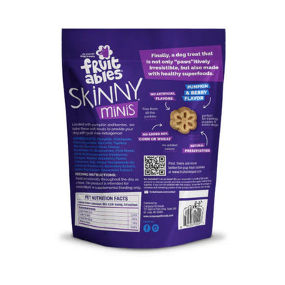Fruitables Skinny Minis Soft Dog Treats Pumpkin Berry 1ea/5 oz
