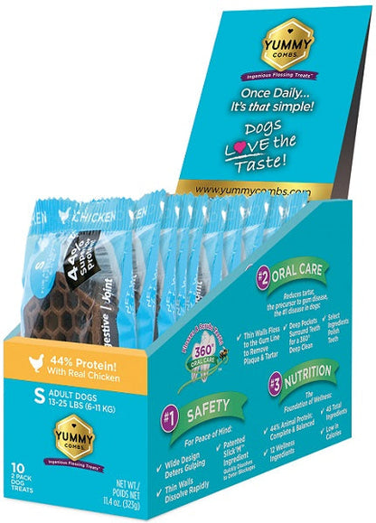 Yummy Combs D Dental Small 10Ct Trial Disp Box