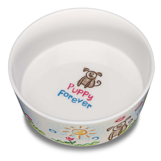Loving Pets Dolce Moderna Bowl Puppy Forever, 1ea/LG